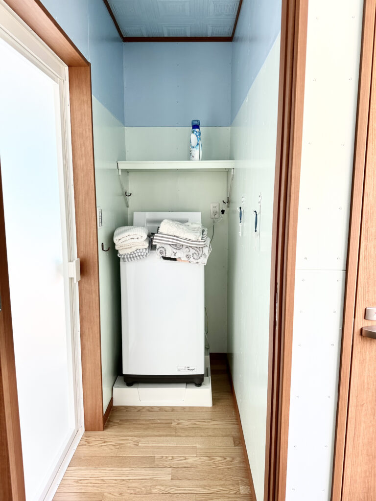 コテージ天神の脱衣所